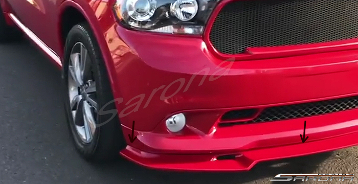 Custom Dodge Durango  SUV/SAV/Crossover Front Add-on Lip (2011 - 2013) - $390.00 (Part #DG-029-FA)